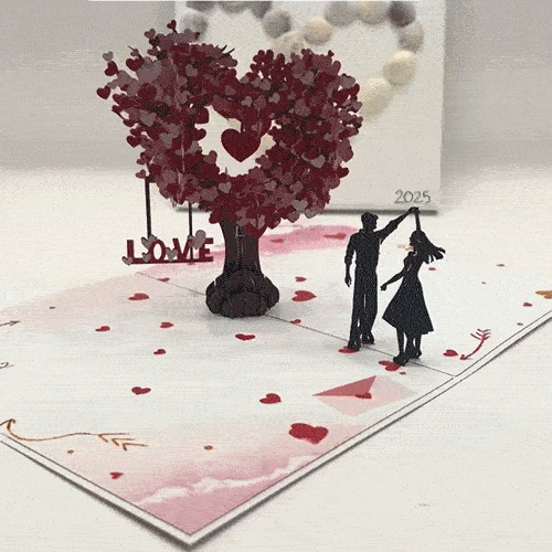 Love Tree Pop-Up Card ✨Valentine&