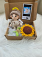 Personalized Crochet Doll with Photo Card