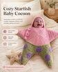 Little Star Crochet Baby Cocoon