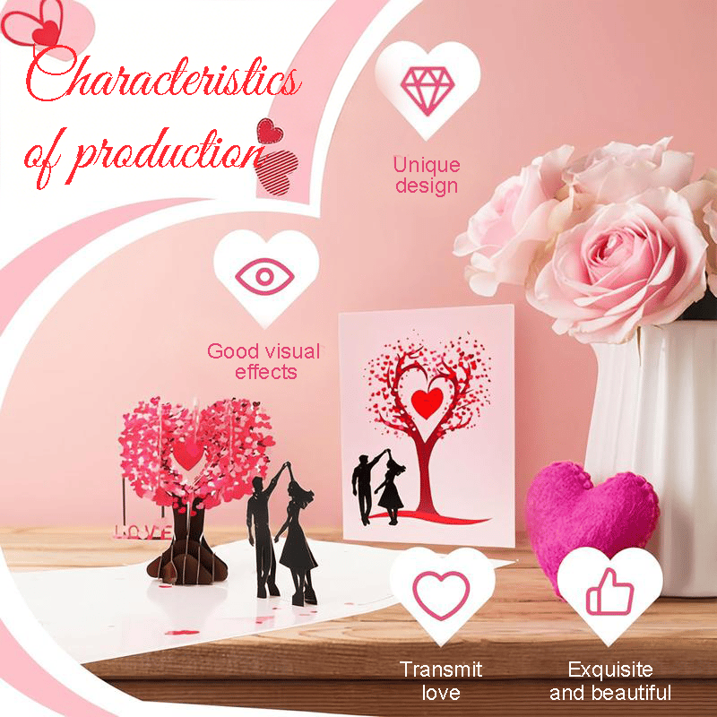 Love Tree Pop-Up Card ✨Valentine&