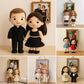 (Set of 2) Personalized Crochet Couple Portrait Doll- Perfect Valentine&