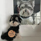 Personalized Needle Felted Dog Ornament with Name - Handmade Pet Keepsake for Dog Lovers