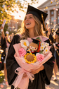 Personalized Handmade Crochet Graduation Flower Bouquet