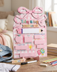 Personalized 3D First Day of School Sign - Reusable Wooden Back to School Milestone Board - Custom Kids Photo Prop for Kindergarten, Preschool, Elementary
