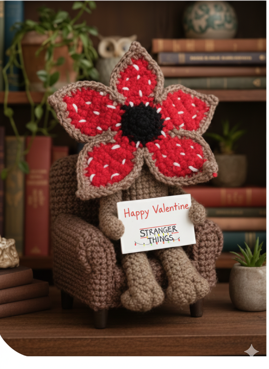 Handmade Demogorgon Crochet Plush