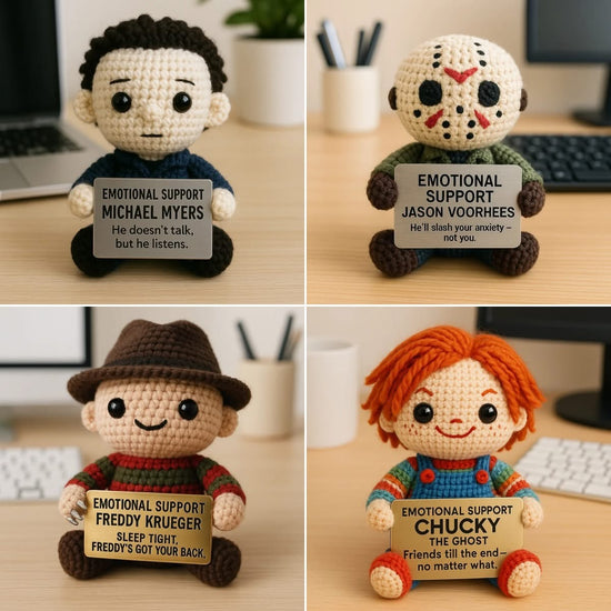 Horror Characters Crochet Emotional Support Dolls