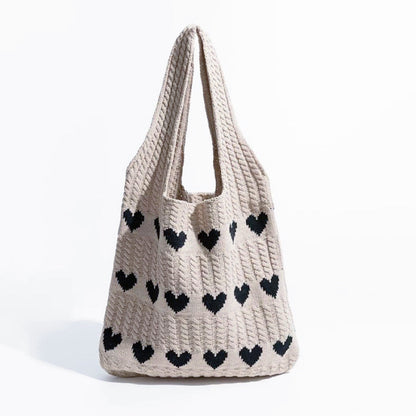 🔥LAST DAY - 50% OFF🎁 Sweet Heart Crochet Shoulder Bag