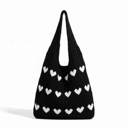 🔥LAST DAY - 50% OFF🎁 Sweet Heart Crochet Shoulder Bag