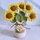 Handmade Crochet Sunflower in Pot- Unique Mother’s Day Gift for Mom, Grandma, Wife🔥LAST DAY - 50% OFF🎁