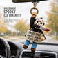 “Drive Safe or I’ll Slash Your A$$” – Handmade Spooky Car Ornament🎃