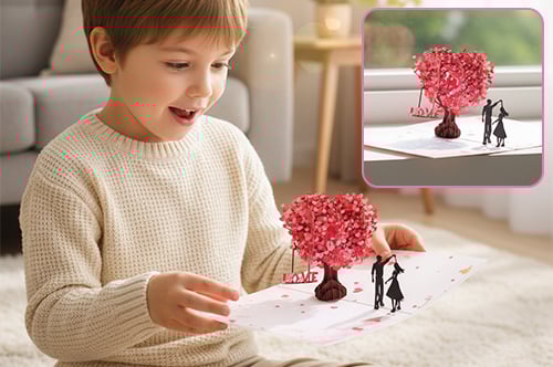 Love Tree Pop-Up Card ✨Valentine&