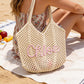 🔥LAST DAY - 50% OFF🎁 Personalized beach tote bags, Crochet beach bags