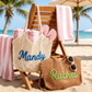 🔥LAST DAY - 50% OFF🎁 Personalized beach tote bags, Crochet beach bags