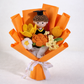 Personalized Handmade Crochet Graduation Flower Bouquet