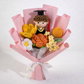 Personalized Handmade Crochet Graduation Flower Bouquet