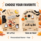 Baby’s First Halloween footprint keepsake