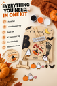 Baby’s First Halloween footprint keepsake
