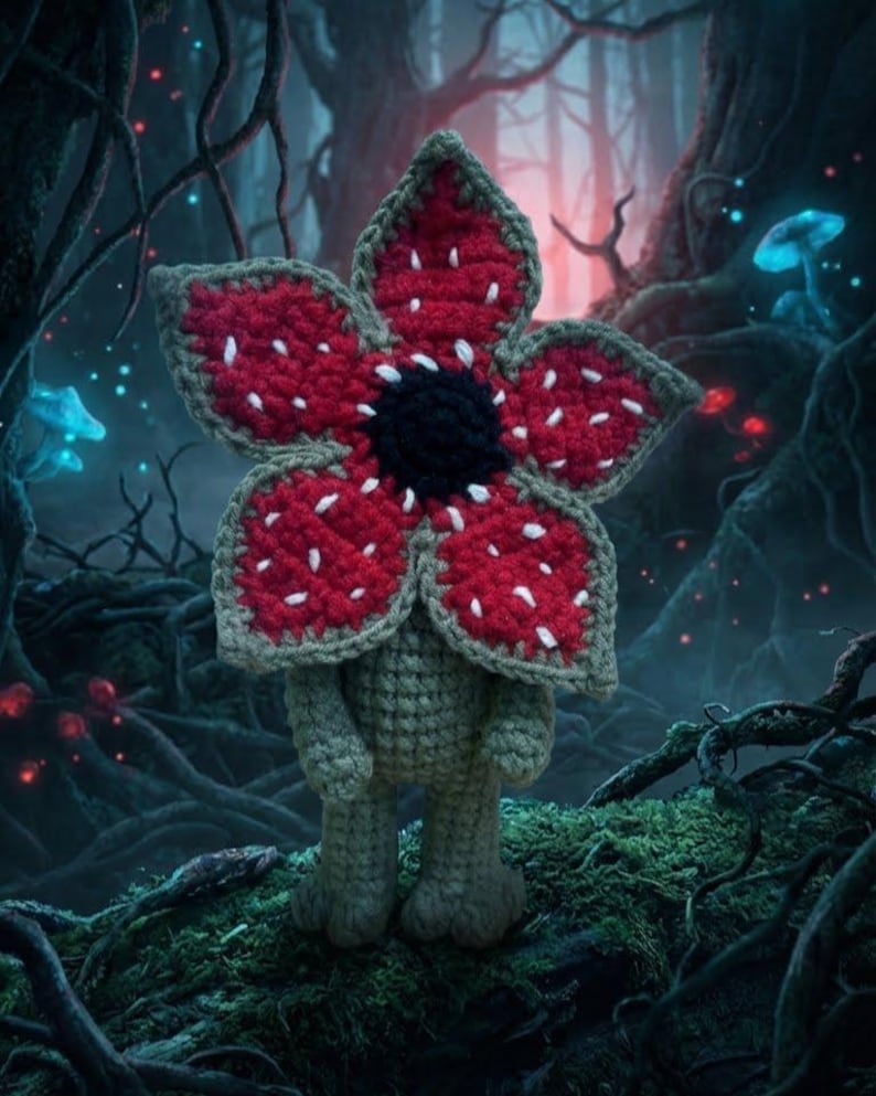 Handmade Demogorgon Crochet Plush