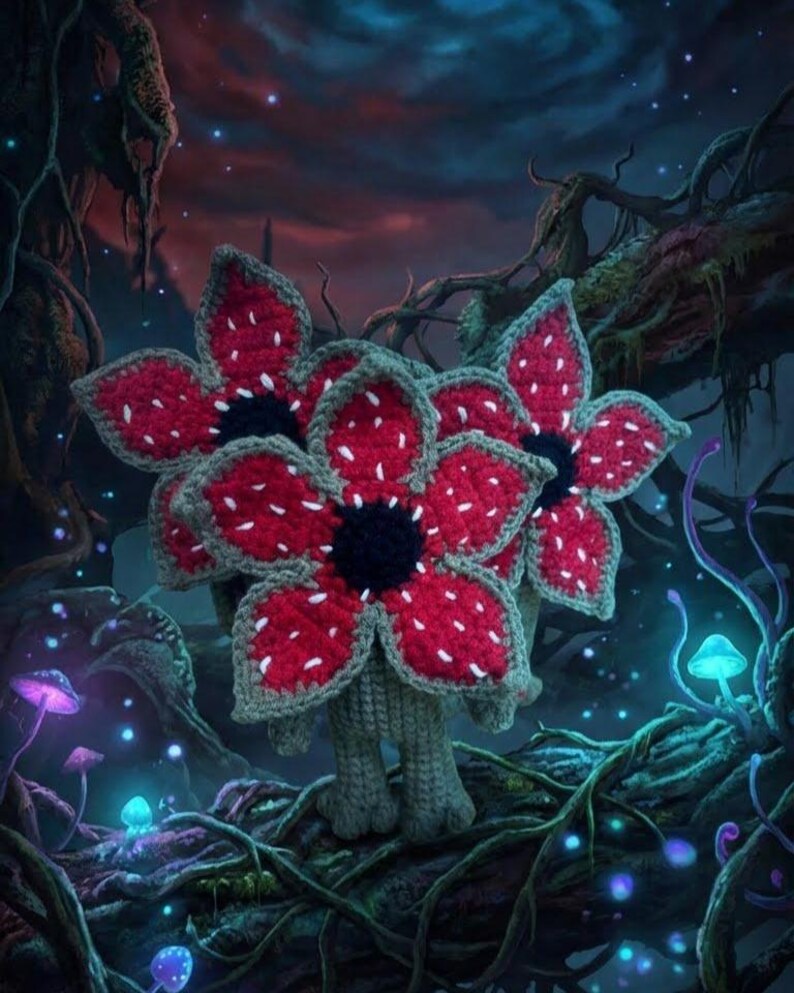 Handmade Demogorgon Crochet Plush