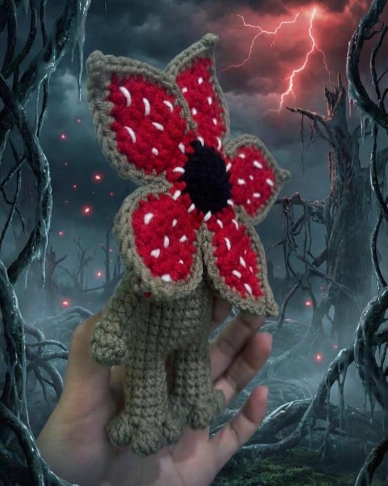 Handmade Demogorgon Crochet Plush