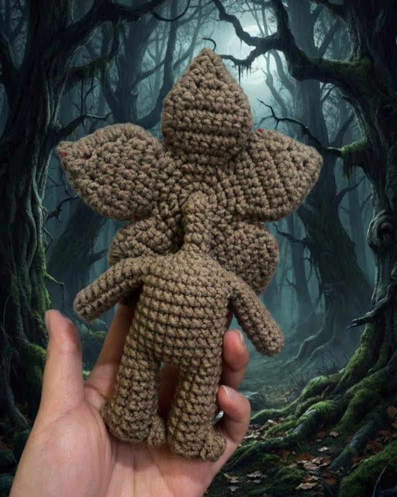 Handmade Demogorgon Crochet Plush