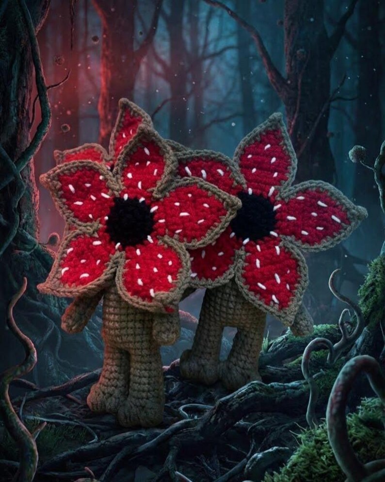 Handmade Demogorgon Crochet Plush