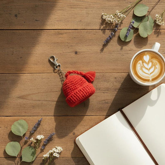 Handmade Melt ICE Crochet Keychain