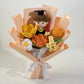 Personalized Handmade Crochet Graduation Flower Bouquet