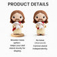 Hand-Crocheted Jesus & Lamb Doll – Meaningful Christian Faith Gift