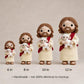 Hand-Crocheted Jesus & Lamb Doll – Meaningful Christian Faith Gift