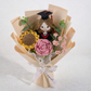 Personalized Handmade Crochet Graduation Flower Bouquet