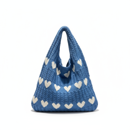 🔥LAST DAY - 50% OFF🎁 Sweet Heart Crochet Shoulder Bag