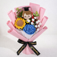 Personalized Handmade Crochet Graduation Flower Bouquet