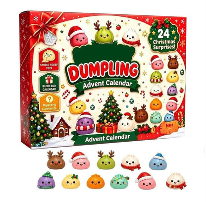 Christmas Dumpling Squishy Advent Calendar- 24 DAYS OF CHRISTMAS MAGIC 🎄