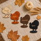 Personalized Turkey Place Cards - Thanksgiving Name Tags, A LITTLE NAME. A BIG FAMILY MOMENT.
