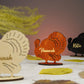 Personalized Turkey Place Cards - Thanksgiving Name Tags, A LITTLE NAME. A BIG FAMILY MOMENT.