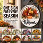 ONE WELCOME SIGN FOR EVERY SEASON