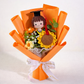 Personalized Handmade Crochet Graduation Flower Bouquet