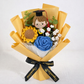Personalized Handmade Crochet Graduation Flower Bouquet
