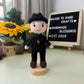 Personalized Crochet Doll with Photo Card